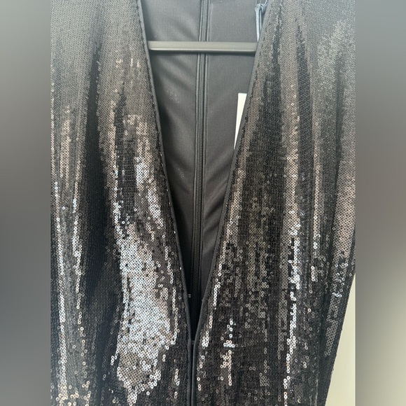GALVAN- galaxy black sequin jumpsuit! US 2- NWT sold out everywhere!! - Picture 9 of 14
